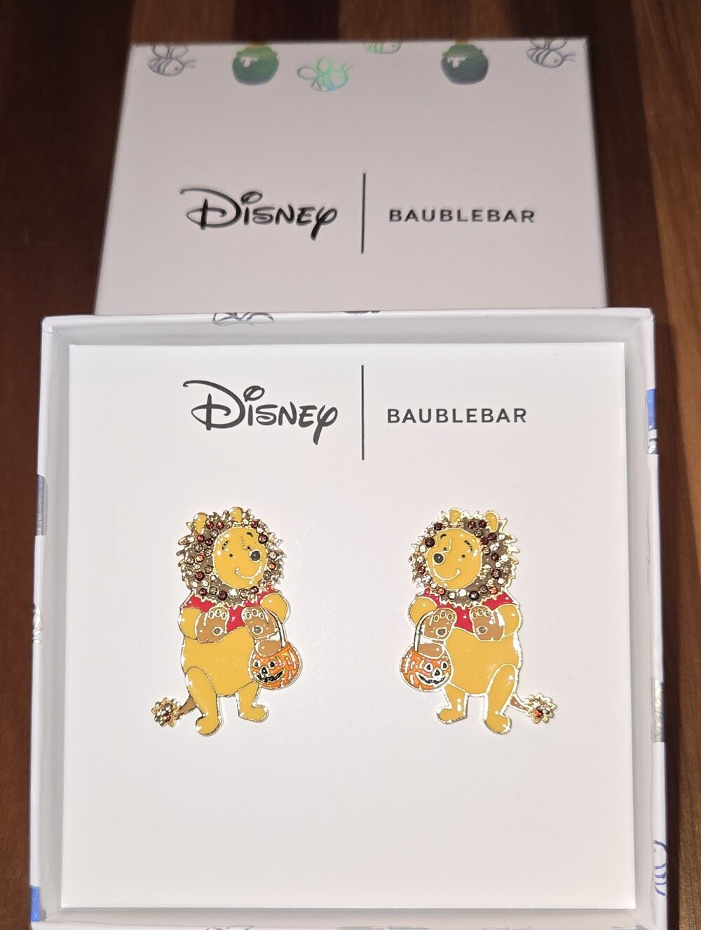 BaubleBar Disney Winnie the Pooh Lion Costume Halloween Stud Earrings